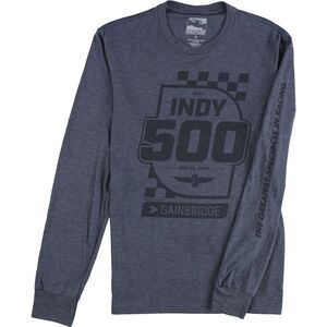 Indy 500 Mens 20 Event Graphic T-Shirt, Blue, NWT